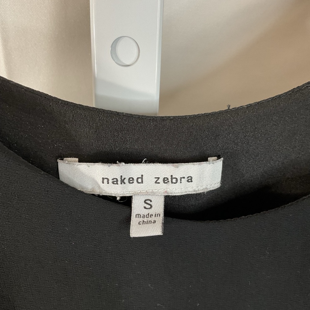 Naked Zebra Classic Black Dress - Picture 2 of 4